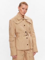 Remain Kurtka przejściowa Canvas 5001692546 Beżowy Oversize. Brązowe kurtki Remain, bez wzorów, z bawełny, bez kaptura. Za 1,039.00 zł.