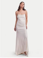 YAS Sukienka wieczorowa Dottea 26030334 Écru Slim Fit. Sukienki YAS, s, bez wzorów, z syntetyku, wizytowe, bez kołnierzyka, bez ramiączek. Za 359.99 zł.