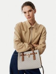 MICHAEL Michael Kors Torebka 30T6GNXS1B Kremowy. Białe torebki klasyczne MICHAEL Michael Kors, bez wzorów, ze skóry, bez dodatków. Za 1,239.00 zł.