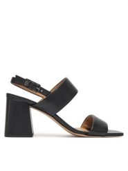 HÖGL Sandały Peach 9-106500 Czarny. Czarne sandały Högl, bez wzorów, ze skóry, bez obcasa, na słupku, bez zapięcia. Za 489.99 zł.