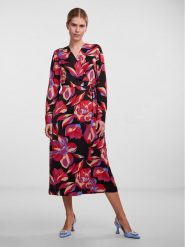 YAS Sukienka codzienna Pella 26030740 Kolorowy Regular Fit. Sukienki YAS, na co dzień, m, bez wzorów, z syntetyku, bez kołnierzyka, bez ramiączek, proste. Za 189.99 zł.