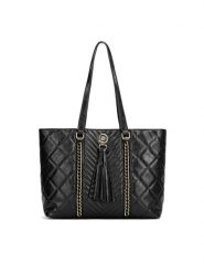 Monnari Torebka TORIMP0-24Z-BAG5290-K020D000 Czarny. Czarne shopper bag Monnari, bez wzorów, ze skóry, bez dodatków. Za 139.99 zł.