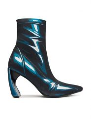 United Nude Botki Zuma Canvas HI 11061998202 Kolorowy. Brązowe botki United Nude, bez wzorów, z materiału, bez obcasa, na słupku, bez zapięcia. Za 1,449.00 zł.