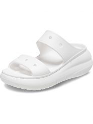 Crocs Klapki "Classic" w kolorze białym rozmiar: 39/40. Białe klapki Crocs, bez wzorów, klasyczne, z otwartym noskiem, bez obcasa, bez zapięcia. Za 142.53 zł.