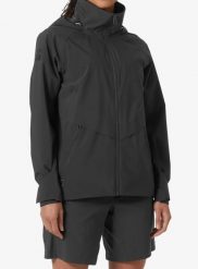 Kurtka przeciwdeszczowa damska Helly Hansen W HP Racing Hooded Jacket. Czarne kurtki Helly Hansen, l, bez wzorów, z materiału, sportowe, bez kaptura. Za 816.65 zł.