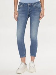 Tommy Jeans Jeansy Scarlett DW0DW18316 Niebieski Skinny Fit. Niebieskie jeansy Tommy Jeans, bez wzorów, z bawełny. Za 249.99 zł.