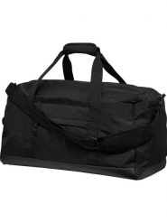 Torba Duffle Hummel Travel. Czarne torby sportowe Hummel, bez wzorów, z materiału, na ramię. Za 250.50 zł.