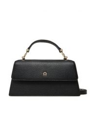 Aigner Torebka Delia S 132985 Czarny. Czarne torebki klasyczne Aigner, bez wzorów, ze skóry, bez dodatków. Za 1,969.00 zł.