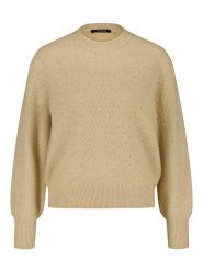 TAIFUN Sweter w kolorze beżowym rozmiar: 46. Brązowe swetry Taifun, bez wzorów, z wełny, bez ramiączek. Za 127.65 zł.