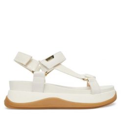 Sandały Liu Jo. Sandały Liu Jo, bez wzorów, bez obcasa, na płaskiej podeszwie, bez zapięcia. Za 599.99 zł.