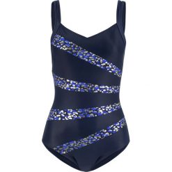 Kostium kąpielowy shape Level 1 bonprix ciemnoniebieski. Niebieskie bielizna modelująca bonprix, bez wzorów. Za 79.99 zł.