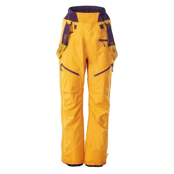 Spodnie narciarskie damskie Elbrus Svean Wo's - żółte, Rozmiar XL. Żółte spodnie narciarskie ELBRUS, bez wzorów, z elastanu, narciarskie. Za 799.00 zł.