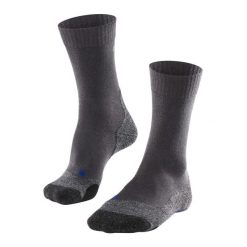 Skarpetki damskie Falke TK2 Cool. Szare skarpetki Falke, bez wzorów, z elastanu. Za 161.50 zł.