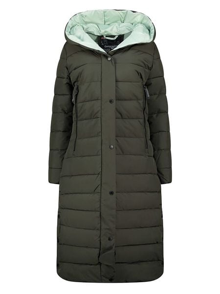 Geographical Norway Płaszcz pikowany w kolorze khaki rozmiar: XXL. Brązowe płaszcze Geographical Norway, xxl, bez wzorów, bez kaptura. Za 244.80 zł.