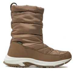 Śniegowce CMP. Brązowe śniegowce CMP, bez wzorów, bez zapięcia. Za 399.99 zł.