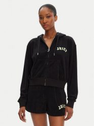 Juicy Couture Bluza Nala JCWAS125321 Czarny Oversize. Czarne bluzy Juicy Couture, xl, bez wzorów, bez kaptura. Za 269.99 zł.