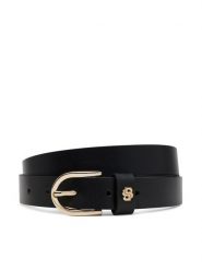 BOSS Pasek 50536991 Czarny. Czarne paski Boss, bez wzorów, ze skóry. Za 332.99 zł.
