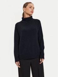 Max Mara Leisure Golf Superbo 2426366148 Granatowy Relaxed Fit. Niebieskie swetry Max Mara Leisure, s, bez wzorów, z wełny, bez ramiączek. Za 589.99 zł.