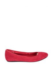 Crocs Baleriny w kolorze czerwonym rozmiar: 37/38. Czerwone baleriny Crocs, bez wzorów, bez obcasa, bez zapięcia. Za 109.99 zł.