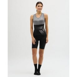 Damska koszulka termoaktywna Silvini Escolca. Czarne bielizna termoaktywna damska Silvini, bez wzorów, bez ramiączek, rowerowe. Za 270.50 zł.