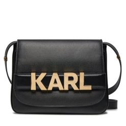Torebka KARL LAGERFELD. Czarne listonoszki KARL LAGERFELD, bez wzorów, bez dodatków. Za 1,399.00 zł.