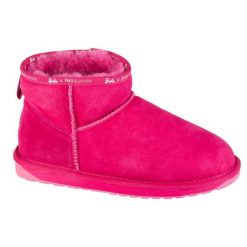 Buty Emu Australia Barbie Stinger Micro W12898-BAPI różowe. Czerwone śniegowce bez wzorów, z gumy, bez zapięcia. Za 783.33 zł.