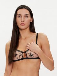 Passionata Biustonosz bezfiszbinowy Suzy P41RP9 Czarny. Czarne biustonosze Passionata, bez wzorów, z syntetyku. Za 139.99 zł.