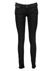 Herrlicher Dżinsy - Skinny fit - w kolorze czarnym rozmiar: W24. Czarne jeansy Herrlicher, z aplikacjami. Za 118.84 zł.