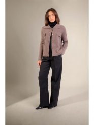 Perfect Cashmere Kaszmirowy kardigan "Hekla" w kolorze szarobrązowym rozmiar: XXL. Brązowe swetry Perfect Cashmere, xxl, bez wzorów, z kaszmiru, bez ramiączek. Za 739.99 zł.