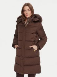 Marciano Guess Płaszcz zimowy 5BGL18 7378A Brązowy Regular Fit. Brązowe płaszcze Marciano Guess, na zimę, z aplikacjami, z syntetyku, bez kaptura. Za 1,399.00 zł.
