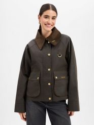Barbour Kurtka z tkaniny woskowanej Kobiety Bawełna zielony, 42. Zielone kurtki Barbour, bez wzorów, z bawełny, bez kaptura. Za 1,999.95 zł.