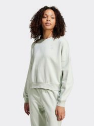 Adidas Bluza w kolorze jasnozielonym rozmiar: L. Zielone bluzy bez kaptura adidas, l, bez wzorów, z bawełny, bez kaptura. Za 139.20 zł.