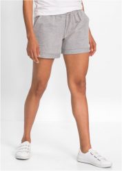 Szorty dresowe. Szare szorty sportowe bonprix, bez wzorów, z dresówki. Za 74.99 zł.