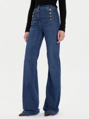 Elisabetta Franchi Jeansy PJ-02D-56E2-V440 Niebieski Regular Fit. Niebieskie jeansy Elisabetta Franchi, bez wzorów, z bawełny. Za 1,529.00 zł.