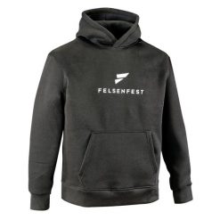 Bluza rozgrzewkowa Slopers. Czarne bluzy FELSENFEST, bez wzorów, z bawełny, sportowe, bez ramiączek, bez kaptura. Za 289.99 zł.