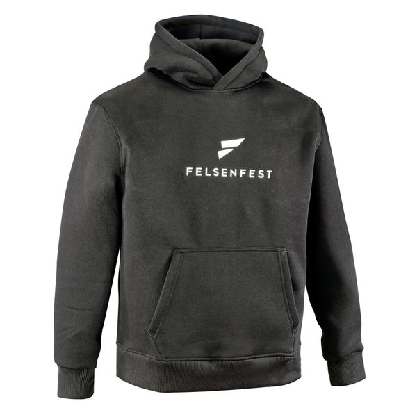 Bluza rozgrzewkowa Slopers. Czarne bluzy FELSENFEST, bez wzorów, z bawełny, sportowe, bez ramiączek, bez kaptura. Za 289.99 zł.