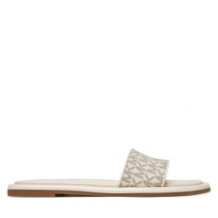 Klapki MICHAEL Michael Kors. Klapki MICHAEL Michael Kors, bez wzorów, bez obcasa, bez zapięcia. Za 369.99 zł.