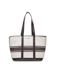 Gino Rossi Torebka TYLO-188 Écru. Shopper bag Gino Rossi, bez wzorów, ze skóry, bez dodatków. Za 199.99 zł.