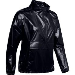 Kurtka damska Under Armour METALLIC WOVEN PO ANORAK XS. Czarne kurtki Under Armour, xs, bez wzorów, bez kaptura. Za 89.99 zł.