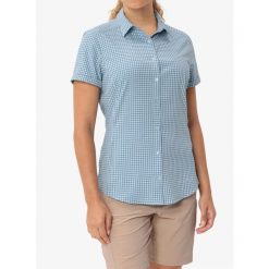 Koszula turystyczna damska Vaude Seiland Shirt III. Niebieskie koszule Vaude, bez wzorów, casualowe, bez kołnierzyka, bez ramiączek. Za 349.60 zł.