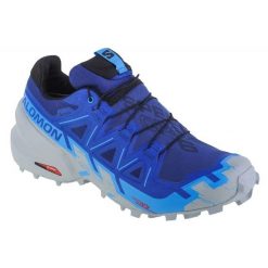 Buty do biegania Salomon Speedcross 6 Gtx 473020 niebieskie. Niebieskie buty do biegania bez wzorów, z gore-texu, bez zapięcia, do biegania, salomon speedcross, gore-tex. Za 933.39 zł.
