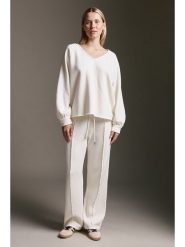 Cotton Candy Bluza w kolorze kremowym rozmiar: XL. Brązowe bluzy Cotton Candy, xl, bez wzorów, z bawełny, bez ramiączek, bez kaptura. Za 148.61 zł.