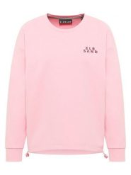 ELBSAND Bluza "Caris" w kolorze jasnoróżowym rozmiar: M. Różowe bluzy ELBSAND, m, bez wzorów, z bawełny, bez ramiączek, bez kaptura. Za 165.99 zł.