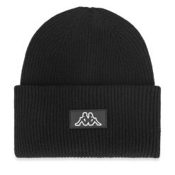 Czapka Kappa. Czarne czapki zimowe Kappa, bez wzorów. Za 59.99 zł.