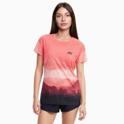 Damska koszulka oddychająca do biegania ADVENTURE. Brązowe t-shirty sportowe BODYCROSS, l, bez wzorów, z materiału, bez ramiączek, do biegania. W wyprzedaży za 193.99 zł.