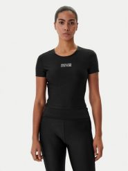 Versace Jeans Couture T-Shirt 80HAH6A2 J0128 Czarny Slim Fit. Czarne t-shirty Versace Jeans Couture, xs, bez wzorów, z jeansu, bez kołnierzyka, bez ramiączek. Za 479.99 zł.