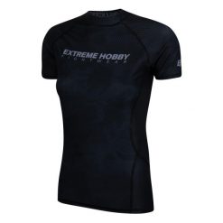 Koszulka Sportowa Damska do fitness Rasguard MMA EXTREME HOBBY HAVOC. Czerwone t-shirty sportowe EXTREME HOBBY, xs, bez wzorów, z bawełny, bez ramiączek, na fitness i siłownię. Za 199.00 zł.