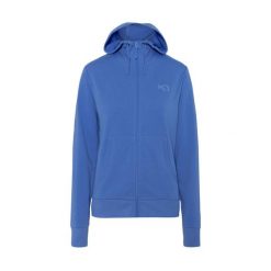 Bluza damska z kapturem Kari Traa. Niebieskie bluzy Kari Traa, bez wzorów, bez ramiączek, z kapturem. Za 393.50 zł.
