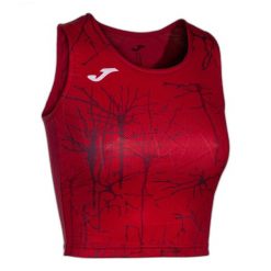 Tank top do biegania damski Joma Elite IX Crop top. Czerwone topy Joma, l, bez wzorów, sportowe, bez kołnierzyka, bez ramiączek. W wyprzedaży za 91.10 zł.