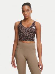 Adidas Top Workout Essentials KZ2521 Brązowy Slim Fit. Brązowe topy sportowe adidas, xs, bez wzorów, z syntetyku, na fitness i siłownię. Za 149.99 zł.